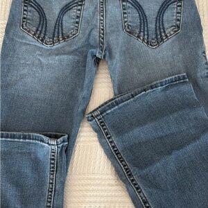 Hollister Boot Cut Jeans in Blue